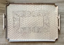 Hammered aluminum platter for sale  Leominster