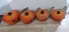 Creuset saucepans lids for sale  FLEET