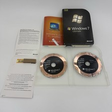 Conjunto de DVD duplo com chave Microsoft Windows 7 Ultimate Upgrade 32 bits e 64 bits comprar usado  Enviando para Brazil