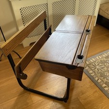 Double school desk for sale  SALISBURY