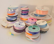 Usado, Lote grande de 1000+ jardas fita cetim sortido gorgorão + poliéster nylon + alguns novos comprar usado  Enviando para Brazil
