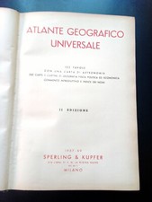 Atlante geografico universale usato  Colle di Compito
