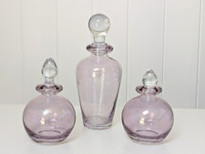 Purple glass perfume for sale  LLANDEILO