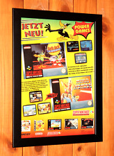 World Heroes / Daffy Duck The Marvin Missions SNES pequeno pôster promocional anúncio emoldurado comprar usado  Enviando para Brazil