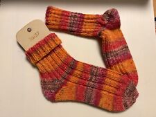 Socken handgestrickt rot gebraucht kaufen  Remchingen