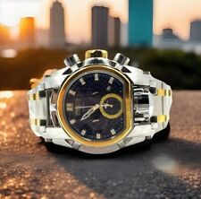 Relógio de pulso Invicta Reserve Bolt Zeus 20111 mostrador azul ouro tom prata cronógrafo comprar usado  Enviando para Brazil