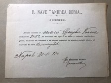 Documento regia marina usato  Imola