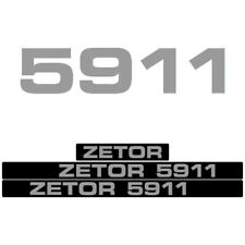 Zetor 5911 Tractor Aftermarket Naklejka Naklejka Adesivo Zestaw naklejek na sprzedaż  Wysyłka do Poland