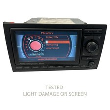 Monitor player rádio navegação tela informações Audi A4 S4 fabricante de equipamento original 04-09 comprar usado  Enviando para Brazil