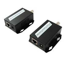 75 Ohm IP Extender Set LAN RJ45 zu BNC Koaxialkabel in Schwarz comprar usado  Enviando para Brazil