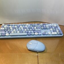 MOPII Sweet - Juego combinado de teclado y ratón inalámbricos - ¡Probado y funciona! segunda mano  Embacar hacia Mexico