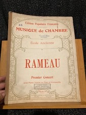 Rameau concert violon d'occasion  Rennes-