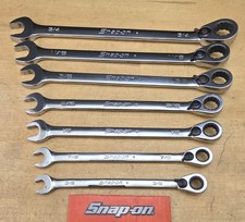 Conjunto de chaves combinadas catraca reversível Snap On SOERX707-7 peças flanco Dr Plus comprar usado  Enviando para Brazil