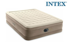 Colchão inflável de veludo macio Intex Ultra Plush Fiber-Tech - Queen comprar usado  Enviando para Brazil