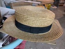 Ancien canotier paille d'occasion  Albi