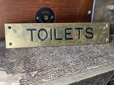 Vintage brass toilet for sale  BINGLEY