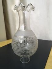 Vintage etched glass for sale  BRIDGEND