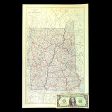 Vintage vermont map for sale  Willow Grove
