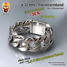 Panzerarmband edelstahl herren gebraucht kaufen  München