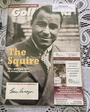 1995 Golf World Gene Sarszen revista de golfe autografada comprar usado  Enviando para Brazil