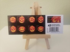 JACK-O'-LANTERNS (20 selos USPS para sempre) abóbora de Halloween [novo] MNH comprar usado  Enviando para Brazil
