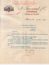 Jarnac lettre favraud d'occasion  Voiron