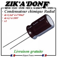 Condensateur chimique électro d'occasion  Iwuy