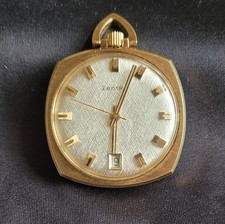 Taschenuhr zentra goldfarben gebraucht kaufen  Kitzingen-Umland