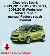 Chevrolet Spark 2009,2010,2011,2012,2013, 2014,2015 manual de reparo de oficina, OEM comprar usado  Enviando para Brazil