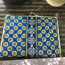 Usado, Álbum de fotos acolchoado VERA BRADLEY Riviera azul beijo trava de pressão 7X5 polegadas comprar usado  Enviando para Brazil