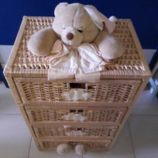 Cassettiera vimini bambini usato  Cerreto d'Esi