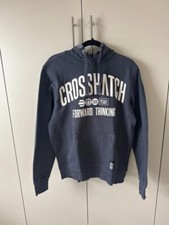 Crosshatch blue hoodie for sale  LEICESTER