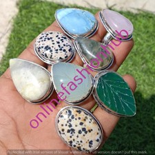 Lote de anéis por atacado folheados a prata esterlina 925 com pedra preciosa e pedra preciosa da lua comprar usado Lote de anéis por atacado folheados a prata esterlina 925 com pedra preciosa e pedra preciosa da lua comprar usado  Enviando para Brazil