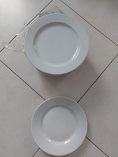 Assiettes plates porcelaine d'occasion  Brie-Comte-Robert