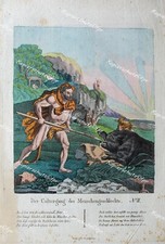 Steinzeit urmenschen wildschwe gebraucht kaufen  Lechbruck