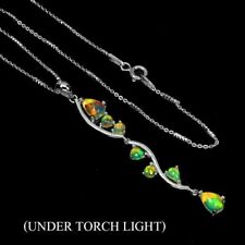 Silver pendant opal for sale  INVERNESS