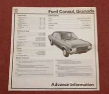 Ford consul granada for sale  WARLINGHAM