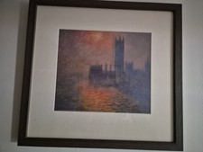 Monet print mounted for sale  LONDON