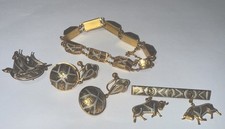 Vintage set damascene for sale  Fleming Island