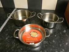 Stainless steel saucepan for sale  ALTON