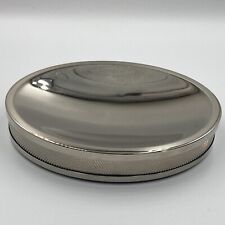 Saboneteira oval de aço inoxidável metal corrente elo lateral., usado comprar usado  Enviando para Brazil