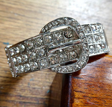 Vintage clear rhinestone for sale  LONDON