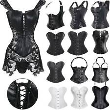 Espartilho feminino gótico preto desossado cintura treinamento busto renda top modelador comprar usado  Enviando para Brazil