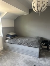 Solid wood single for sale  HUNTINGDON