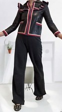 Gucci lederjacke geraffte gebraucht kaufen  Achim