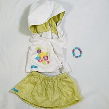 Boneca American Girl 2016 verão 18" roupa saia com capuz, conjunto completo com pulseira comprar usado  Enviando para Brazil