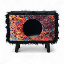 Pufka legowisko sypialnia dla kota Włochata + lawa, używany na sprzedaż Pufka legowisko sypialnia dla kota Włochata + lawa, używany na sprzedaż  PL