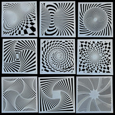 Illusion airbrush stencils d'occasion  Expédié en France