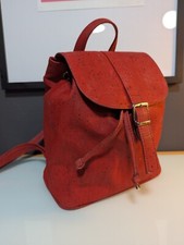 Usado, Tiradia Cortiça - Mochila de Cortiça Vermelha - Fantástica Bolsa Ecológica comprar usado  Enviando para Brazil