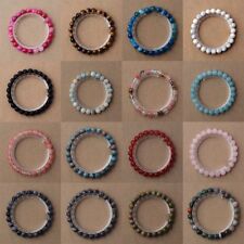 Pulseras de Reiki elásticas de curación de piedras preciosas naturales mixtas de 8 mm hechas a mano segunda mano  Embacar hacia Mexico